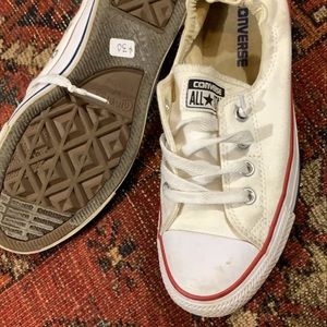 White Converse Kicks